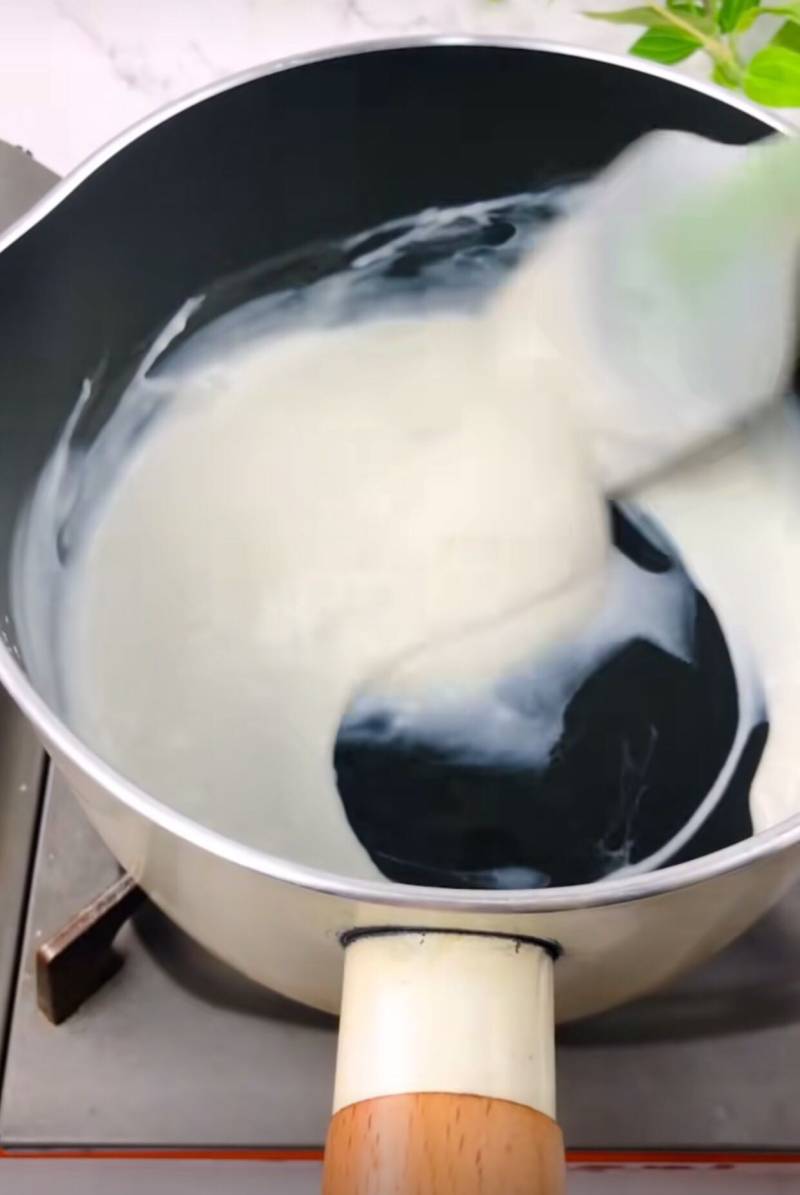 Steps for Making Fresh Milk Mochi