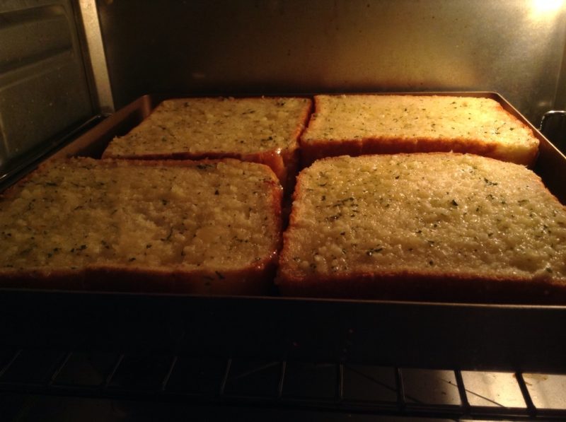 Steps for Making Garlic Bread