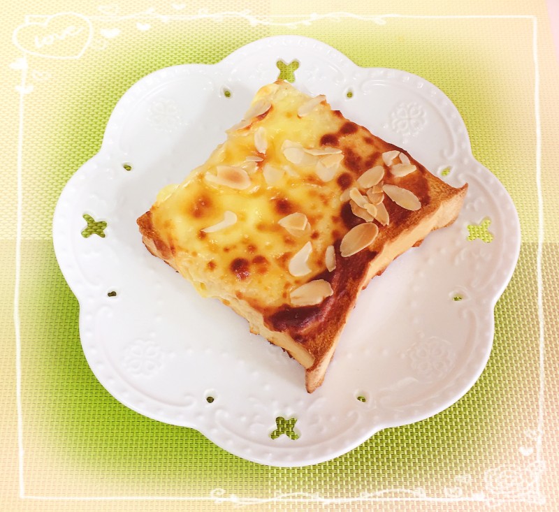 Steps for making Rock Baked Cheese Toast