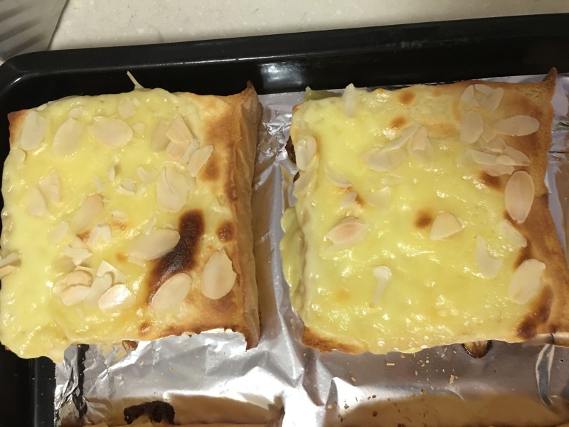 Steps for making Rock Baked Cheese Toast