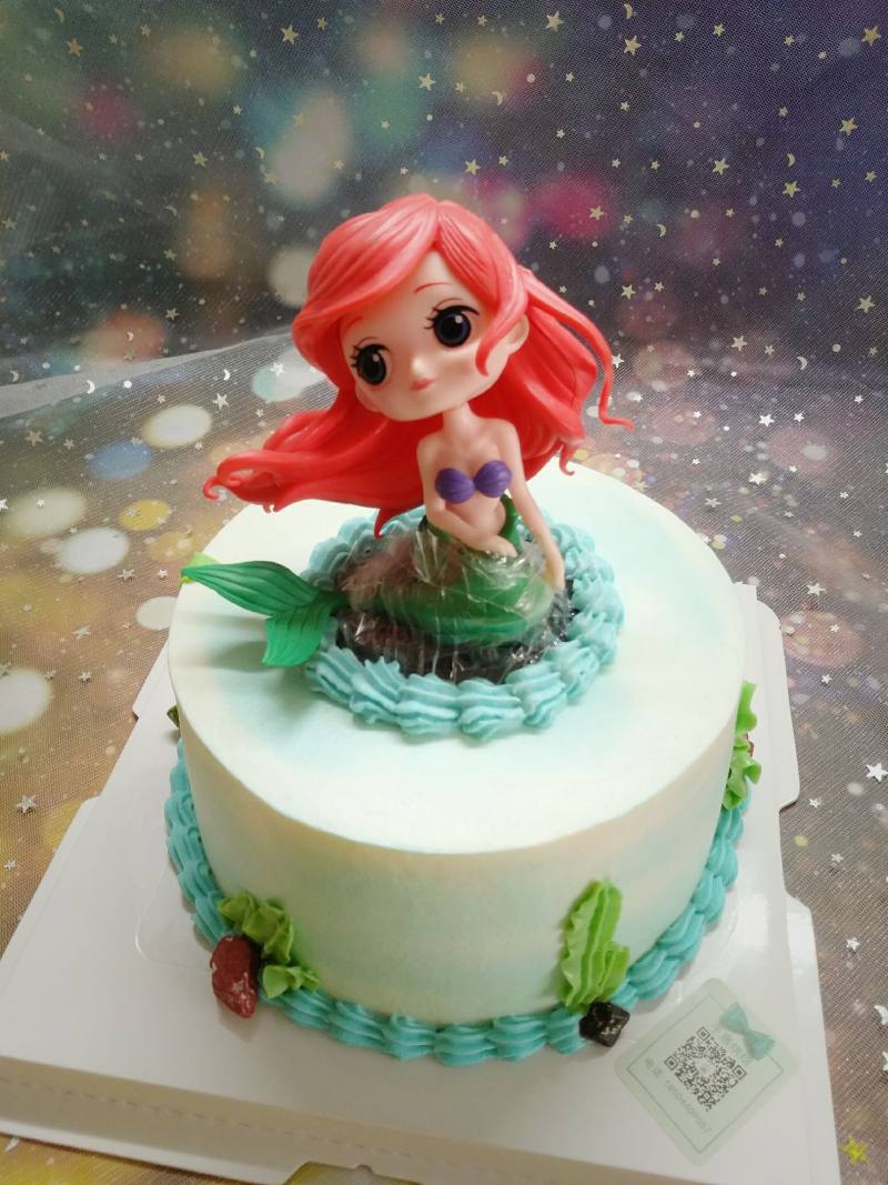 Mermaid Princess Cake Making Steps