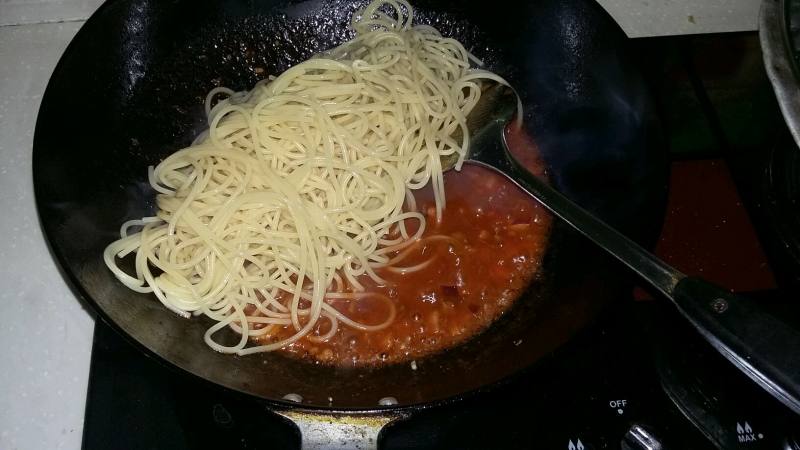 Spaghetti Cooking Steps