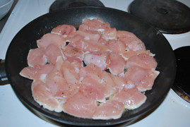 Steps for Pan-fried Chicken Nuggets with Mushroom Sauce