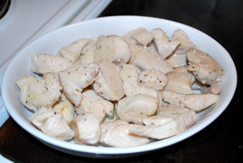 Steps for Pan-fried Chicken Nuggets with Mushroom Sauce