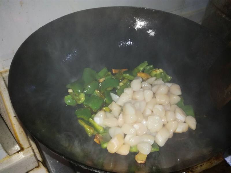 How to Stir-Fry Frozen Scallop Cubes - Step by Step