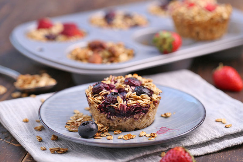 Steps for Making Fruit Oat Muffin, One Cup for a Slimming Breakfast