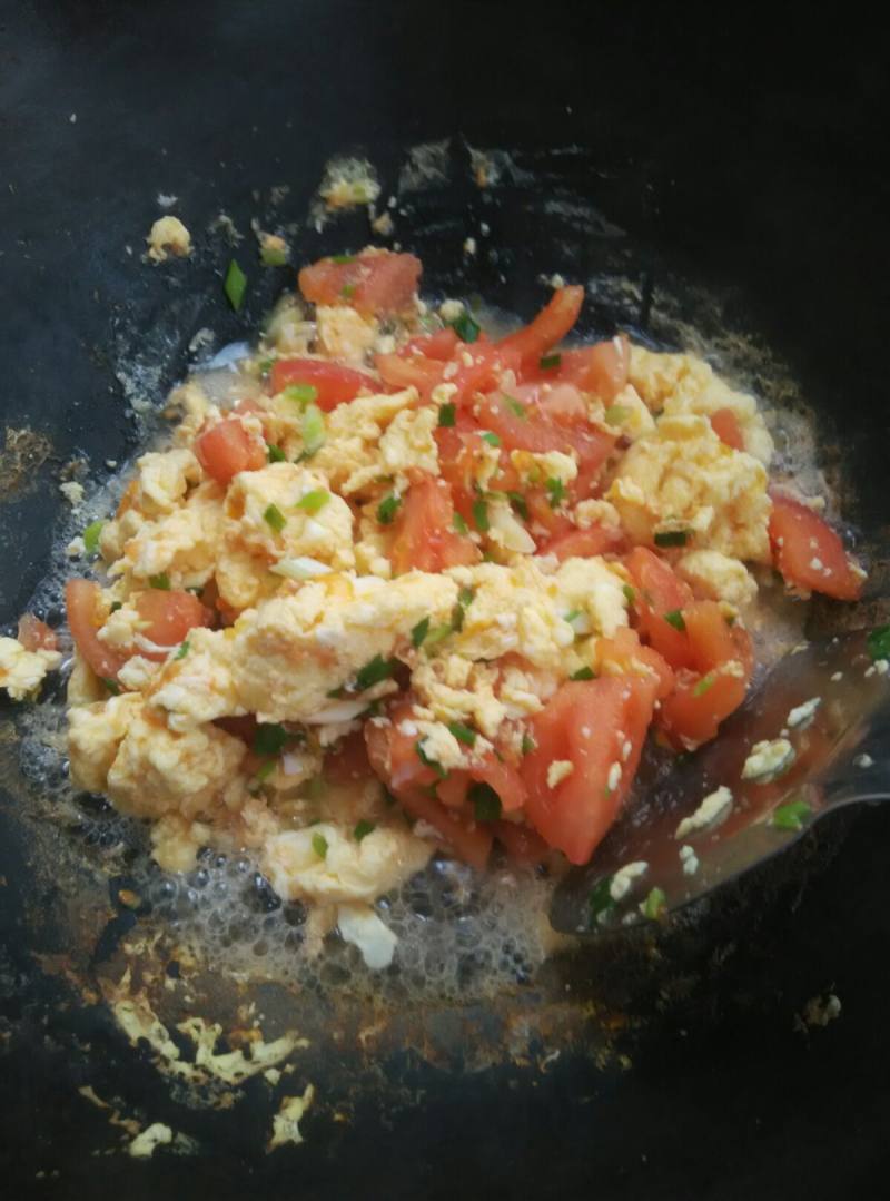 Steps for making Stir-fried Tomato and Egg