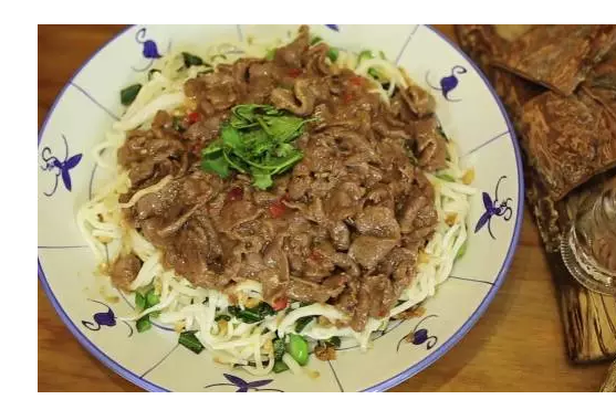 Beef and Chinese Broccoli Stir-Fried Rice Noodles with Satay Sauce