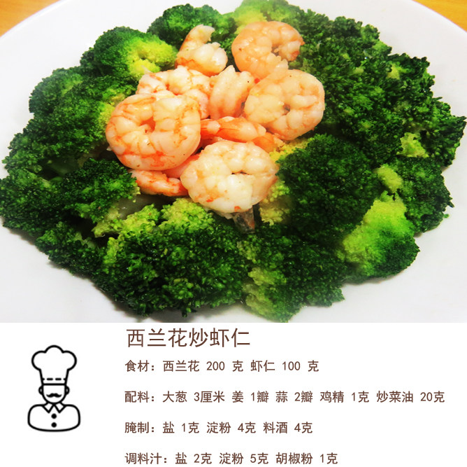 Broccoli Stir-Fried Shrimp Cooking Steps