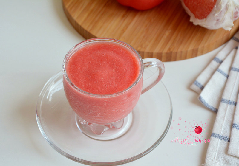 Red Grapefruit Tomato Juice Making Steps