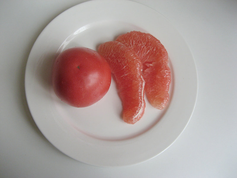 Red Grapefruit Tomato Juice Making Steps