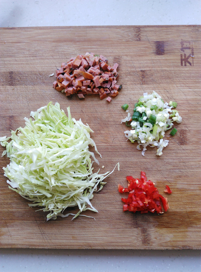 Steps to Make Cabbage Baked Egg