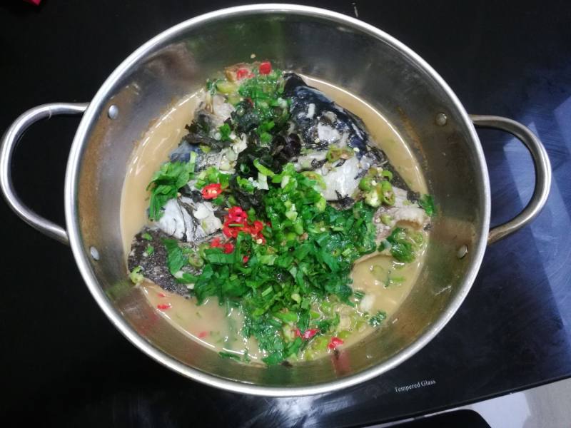 Secret Recipe: Boiled Fish Head - Cooking Steps