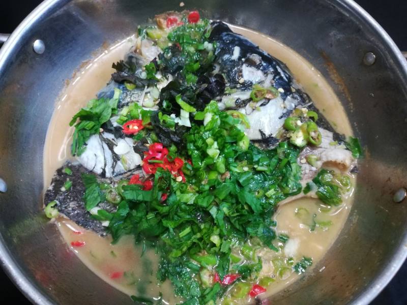 Secret Recipe: Boiled Fish Head - Cooking Steps