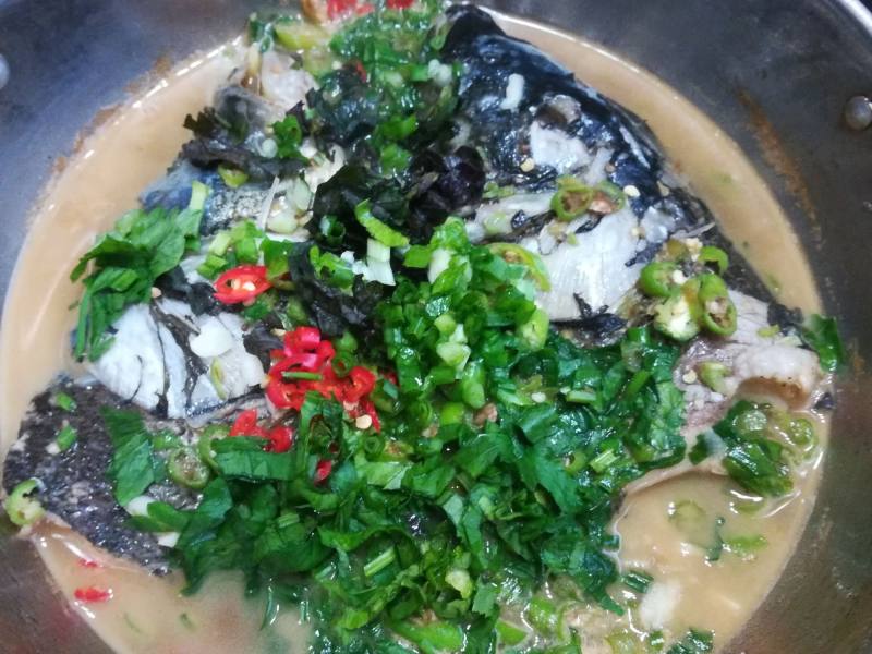 Secret Recipe: Boiled Fish Head - Cooking Steps