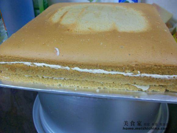 Cooking Steps for Birthday Cake@@Coffee Cream Cake