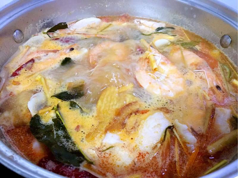 Tom Yum Soup cooking steps