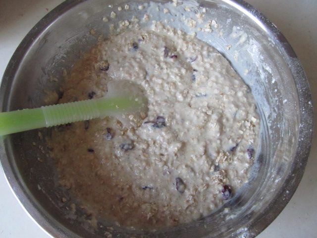 Cranberry Oat Muffin Cooking Steps