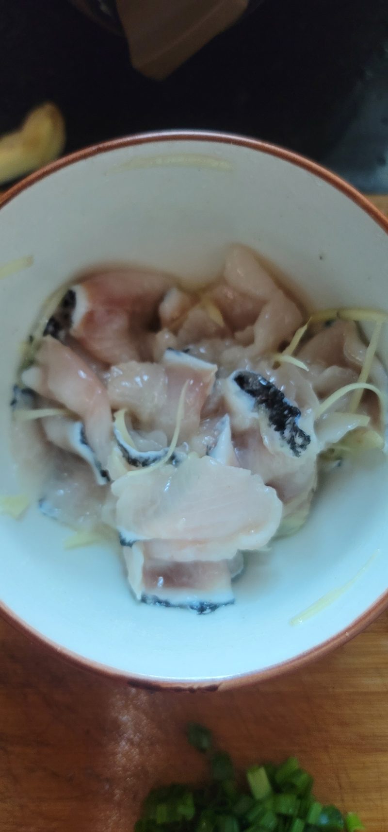 Steps for Making Steamed Black Fish Slice Congee