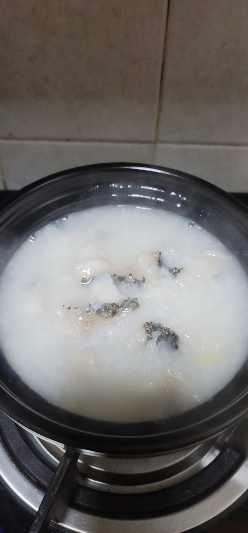 Steps for Making Steamed Black Fish Slice Congee