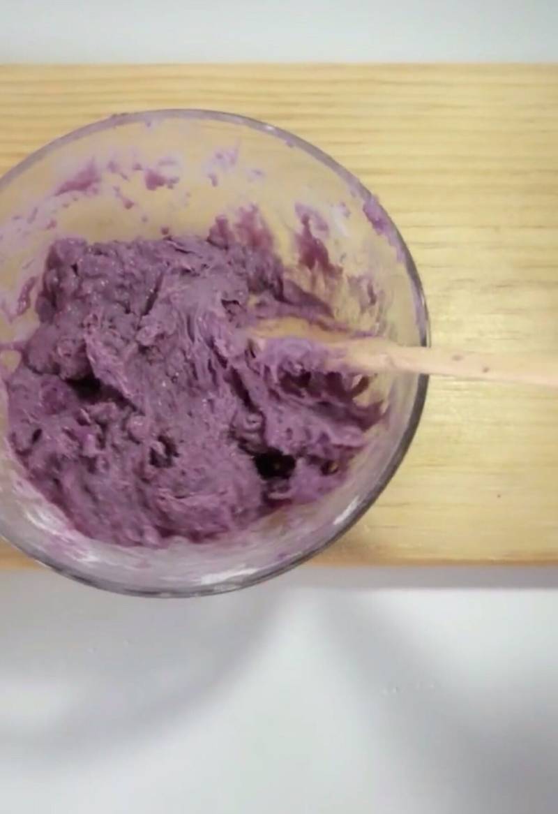 Steps to Make Milk Fragrant Purple Sweet Potato Cake