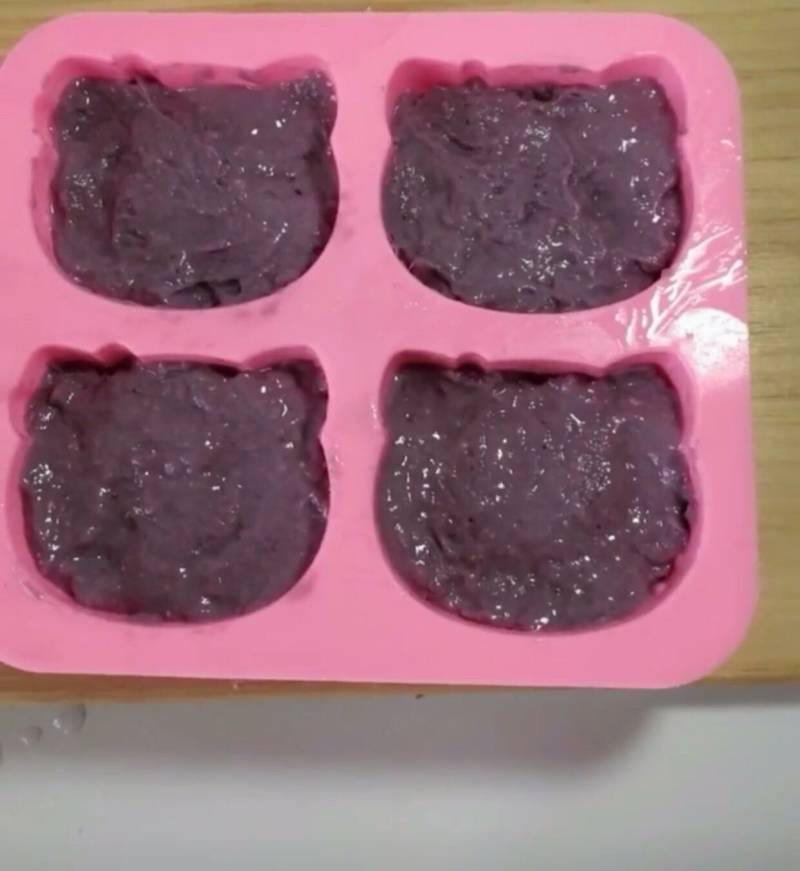 Steps to Make Milk Fragrant Purple Sweet Potato Cake