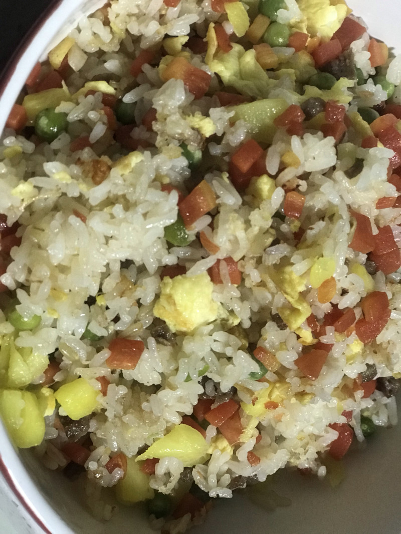 Steps for Making Pineapple Fried Rice