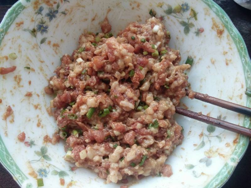 Steps for making pork patty