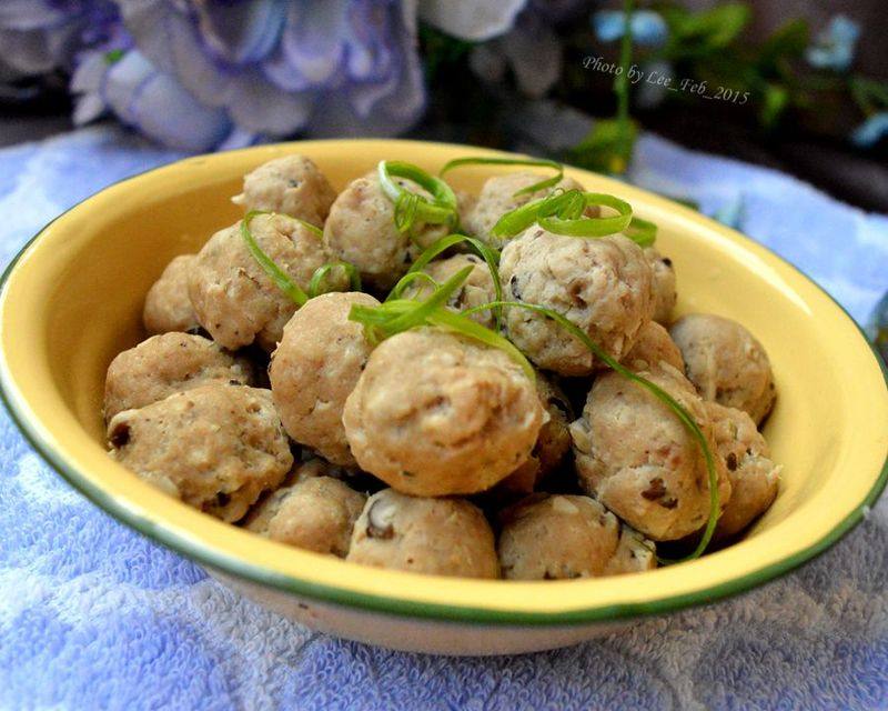 Homemade Mushroom Meatballs