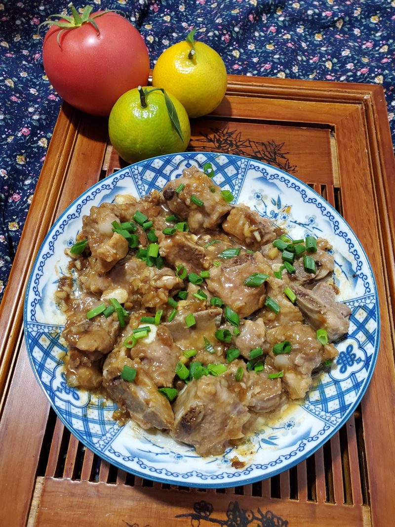 Steamed Pork Ribs with Soybean Sauce