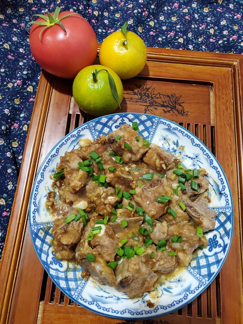 Steamed Pork Ribs with Soybean Sauce