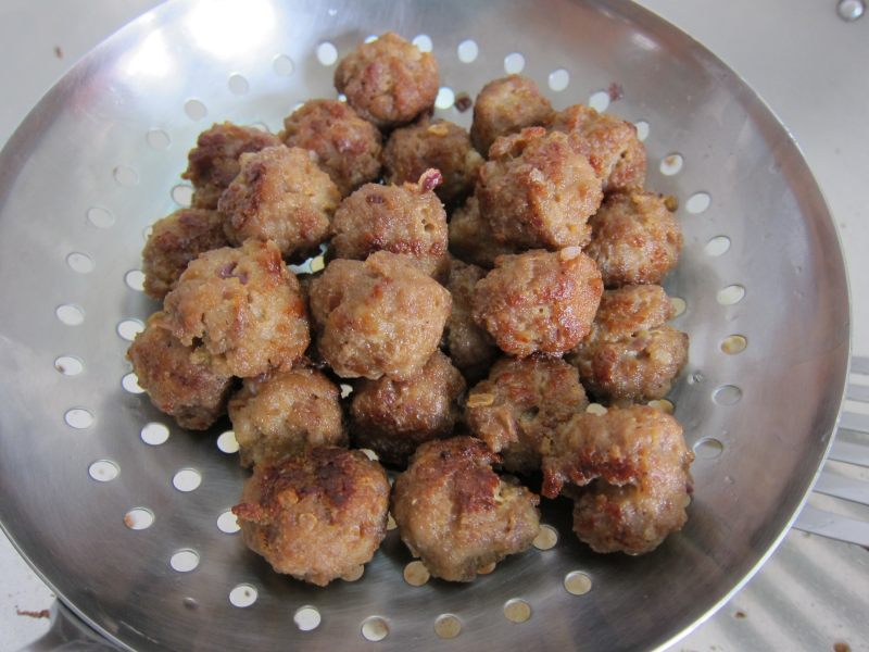 【Teriyaki Meatballs】Cooking Steps