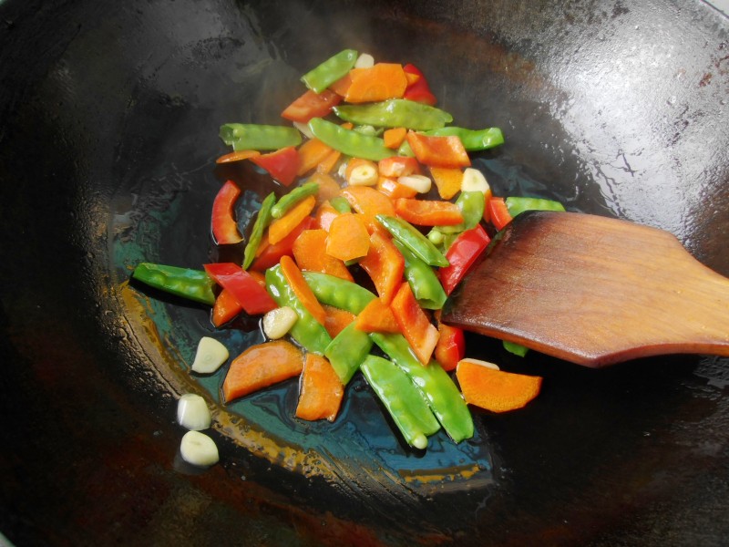 Stir-Fried Mixed Vegetables Steps