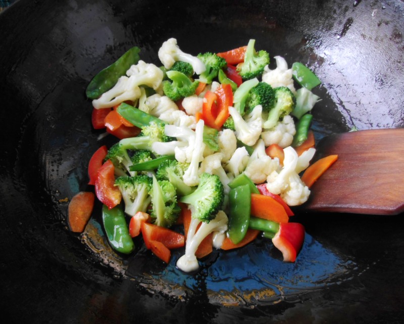 Stir-Fried Mixed Vegetables Steps