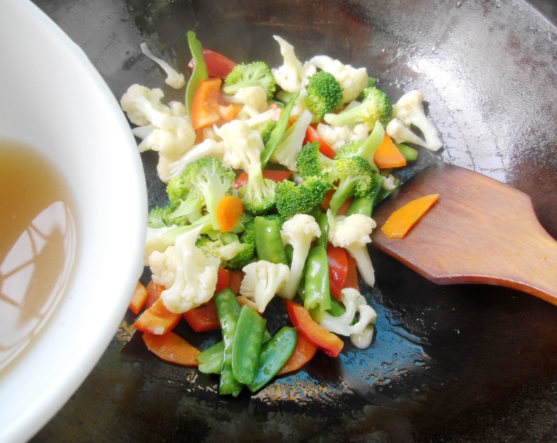 Stir-Fried Mixed Vegetables Steps