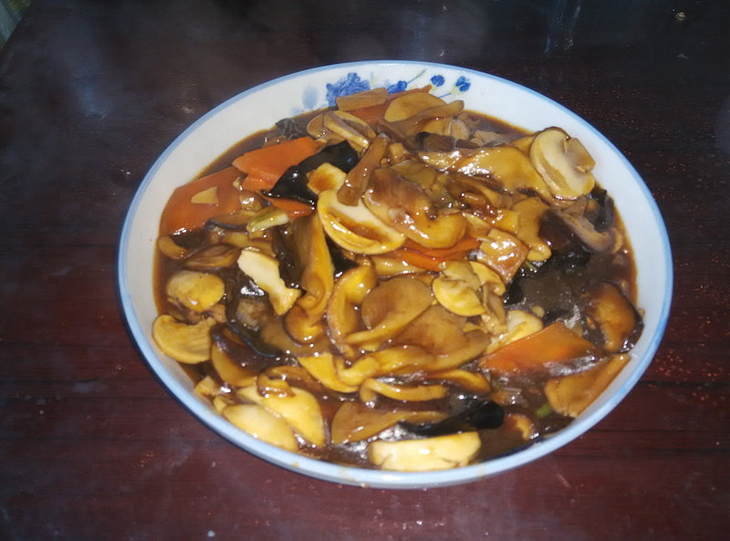 Stewed Mixed Mushrooms