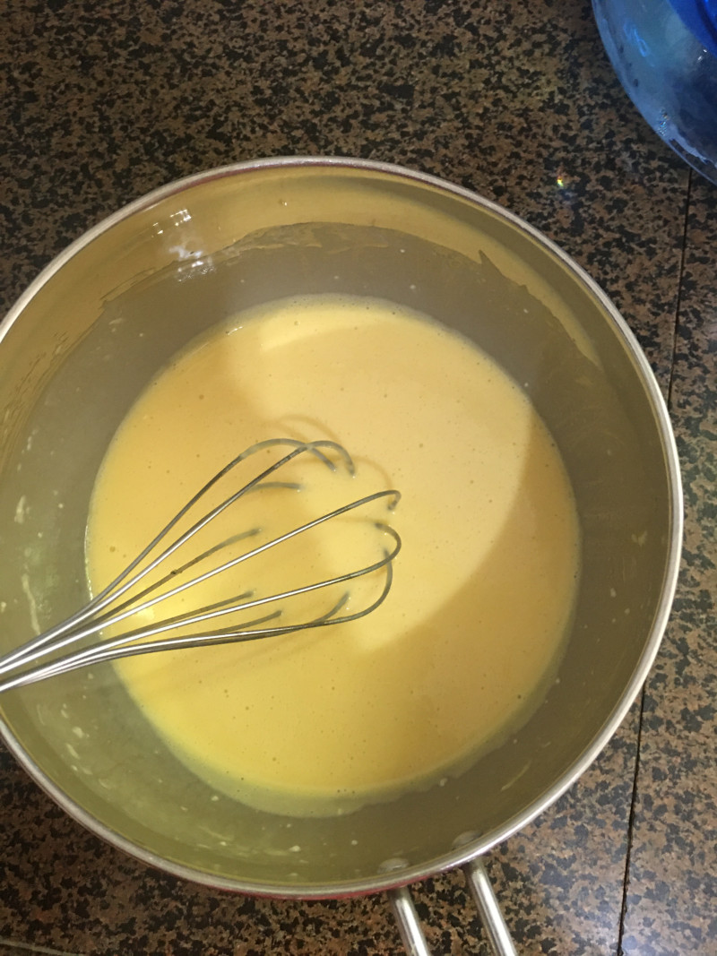 Cheese Sauce Wheel Pancake Making Steps