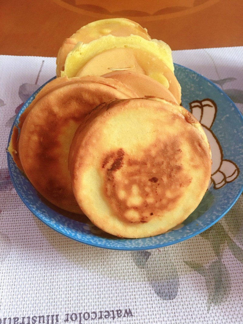 Cheese Sauce Wheel Pancake Making Steps