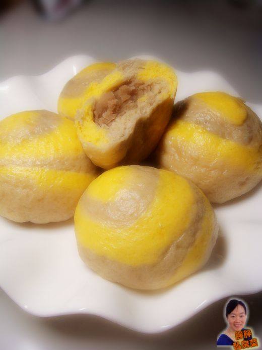 Chestnut Paste Steamed Buns