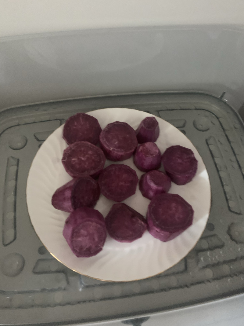 Steps to Make Purple Sweet Potato Yogurt