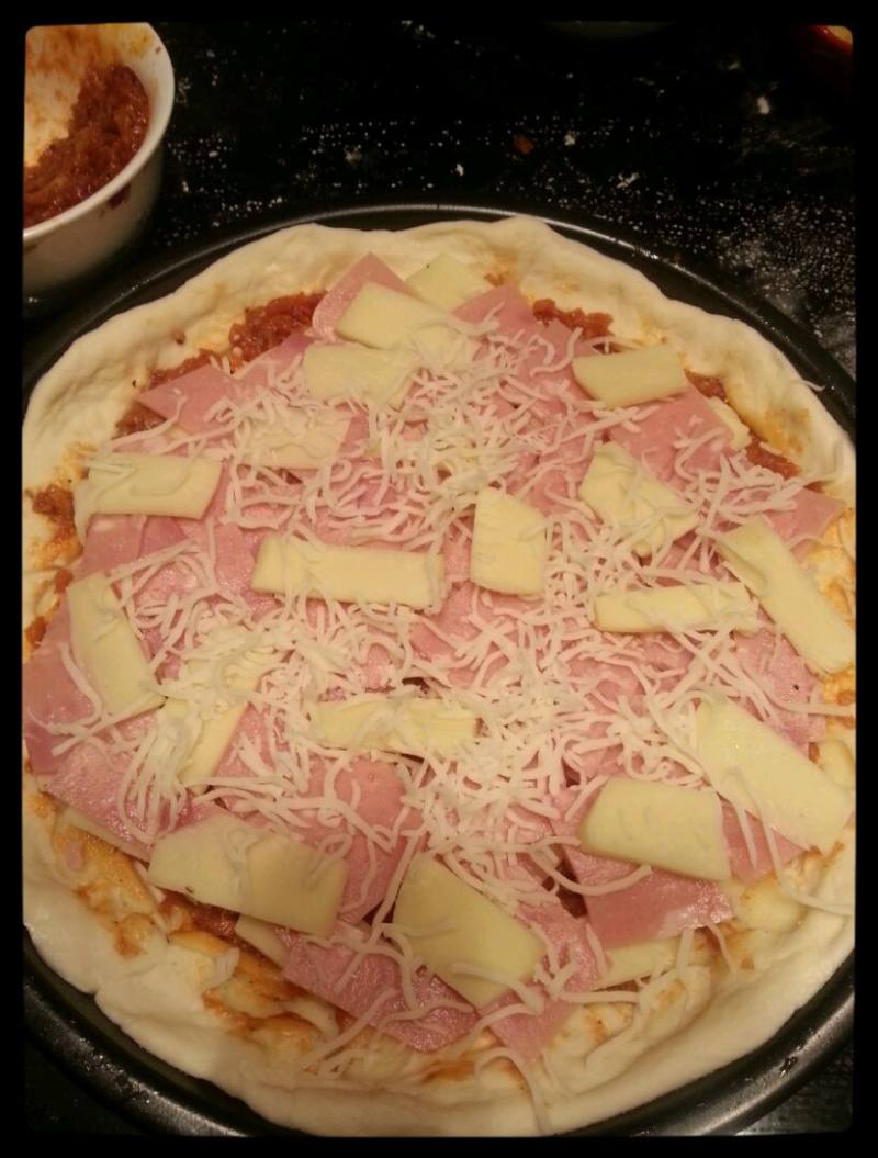 Cheese and Ham Pizza (Super Detailed) Cooking Steps