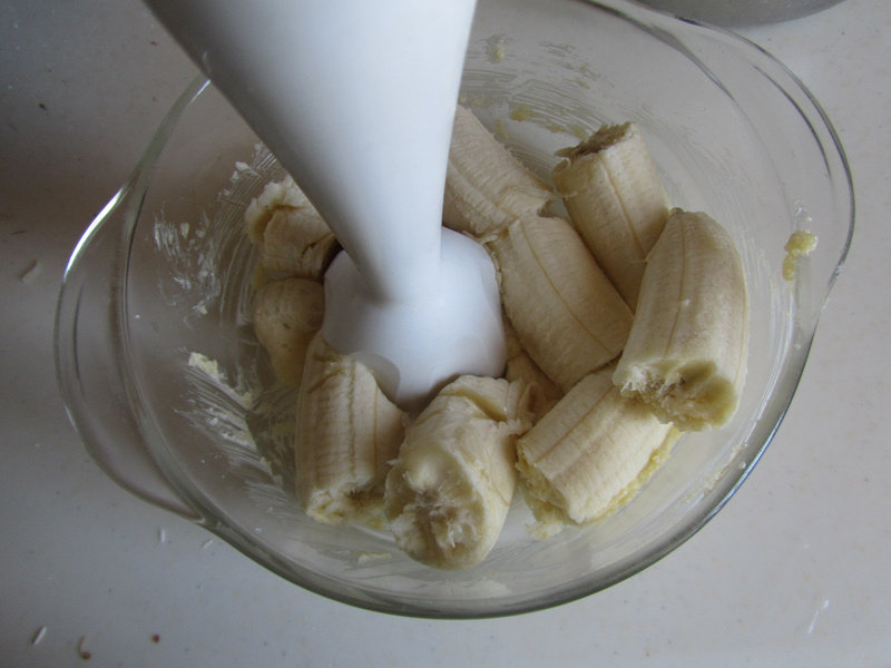 Banana Pound Cake Making Steps