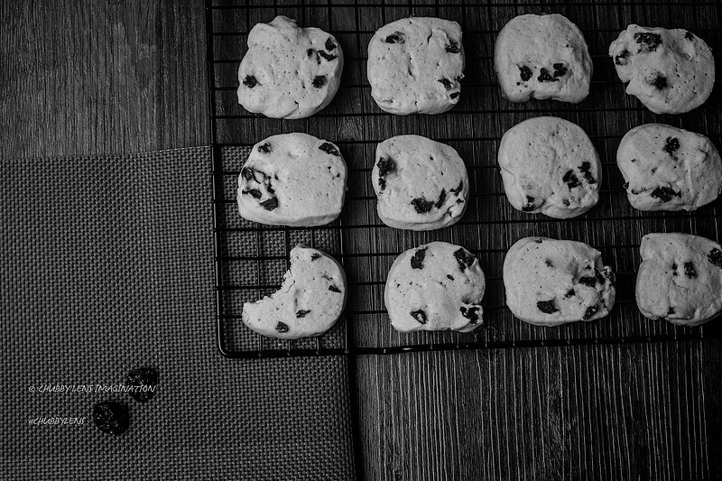 Rock Salt Organic Cranberry Cookies Making Steps