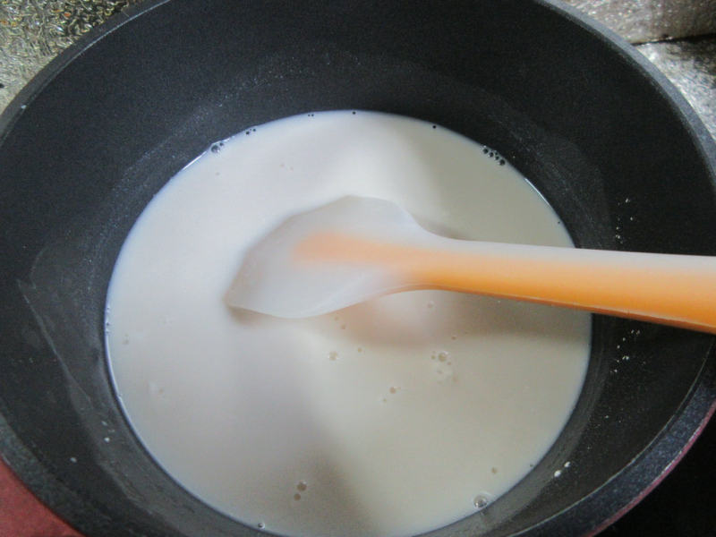 Steps for Making Tofu Popsicle