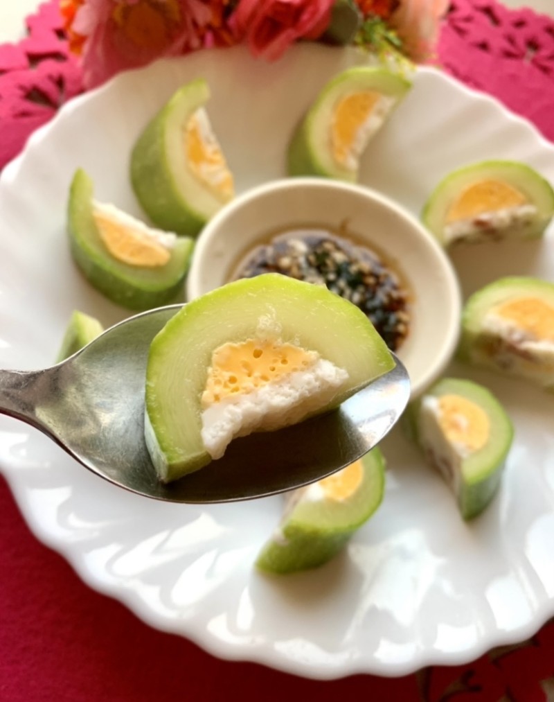 Jade Melon Steamed Egg