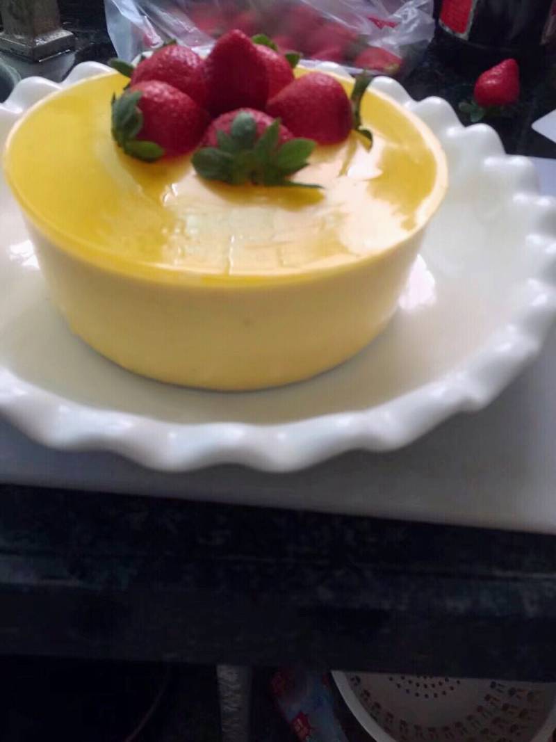 Steps to Make Mango Mousse Cake