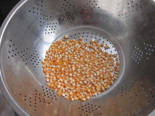 Steps for Making Original Popcorn