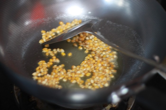 Steps for Making Snack Popcorn - Original + Chocolate Flavor