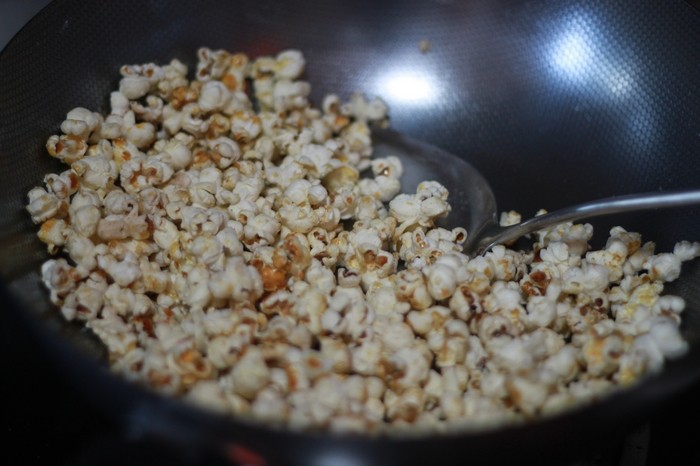 Steps for Making Snack Popcorn - Original + Chocolate Flavor