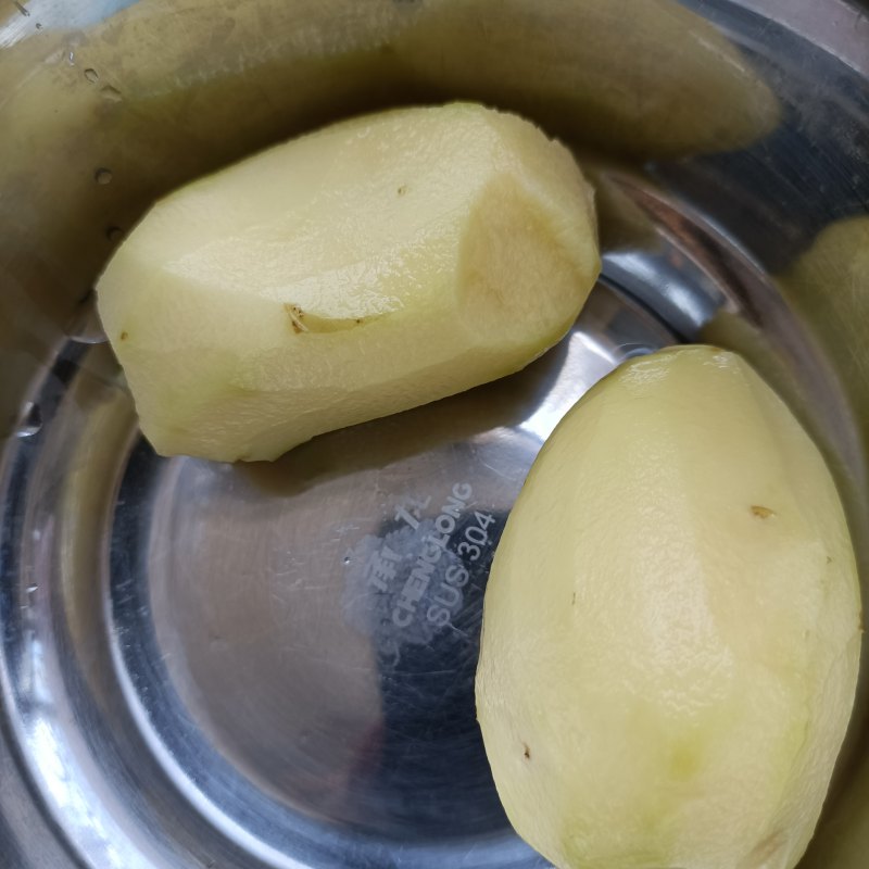 Steps for Cooking 'Egg' Baked Potato Bird's Nest Egg